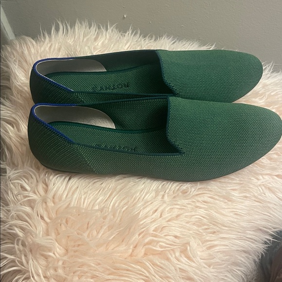 NWOB Rothy's Emerald Green Loafers - Picture 2 of 10